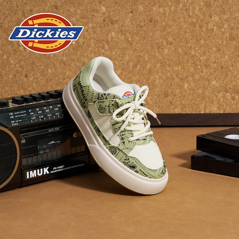 Dickies儿童帆布鞋2025秋季新款男女童轻便防滑透气软底休闲板鞋,童鞋/婴儿鞋/亲子鞋,帆布鞋,淘宝优惠券,粉丝福利购,淘宝优惠卷