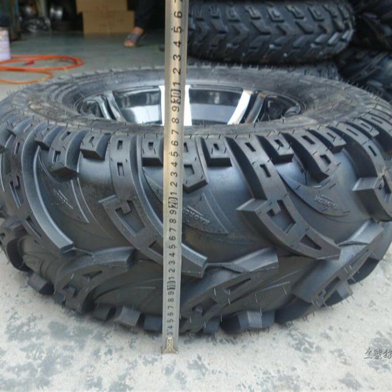 改装钢管四轮摩托车沙滩车卡丁车14寸轮胎 26X11-1W4寸轮毂轮胎