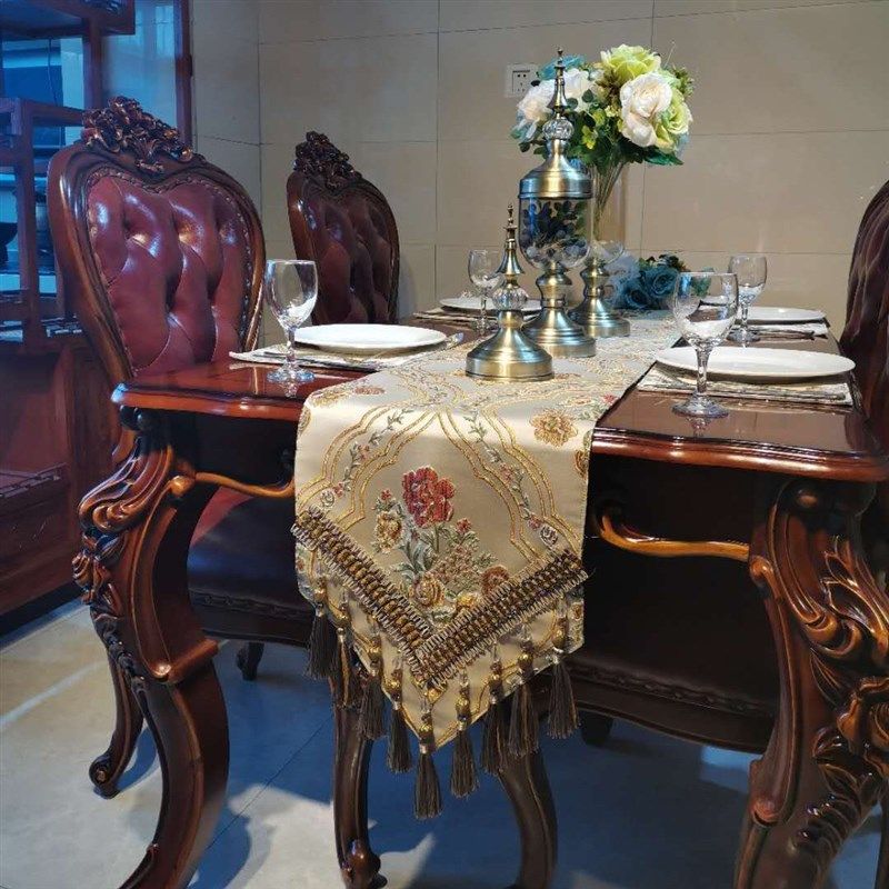 简约奢华现代桌旗欧式新中式餐B桌布茶几电视柜定制床旗床尾巾,居家布艺,桌旗,淘宝优惠券,粉丝福利购,淘宝优惠卷