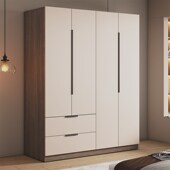 衣柜家用卧室对开门小户型柜子y简约现代出租房储物收纳儿童大衣