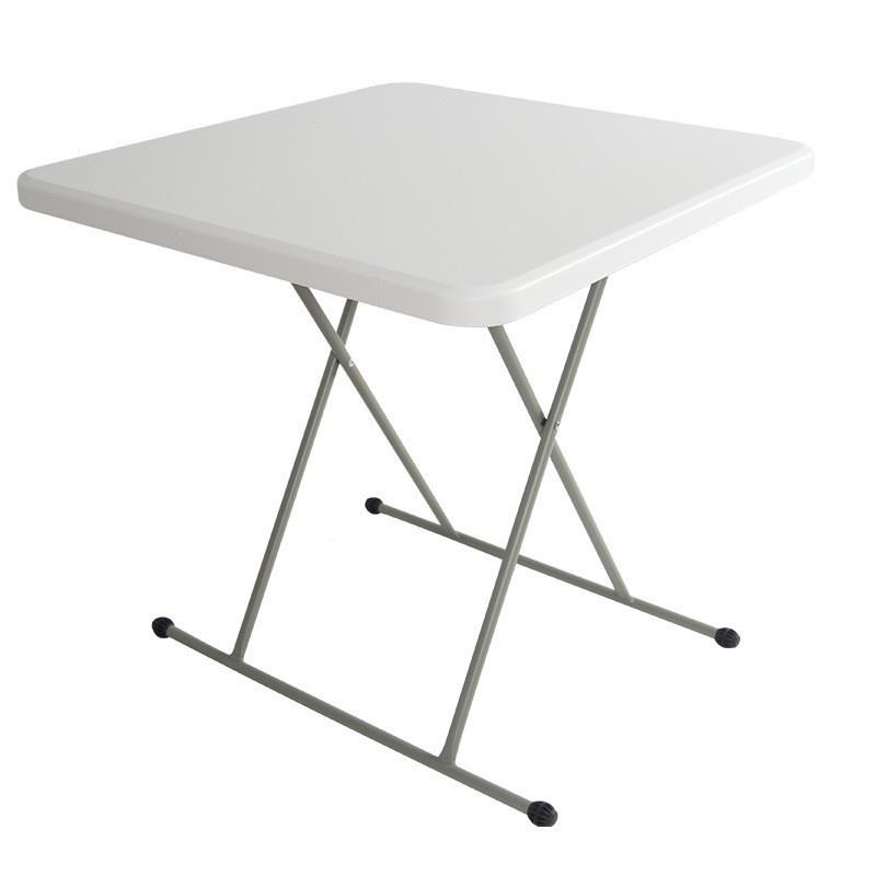 叠折桌便式户外易升降桌家用简桌餐桌塑料正方形桌子可折叠携FJ80