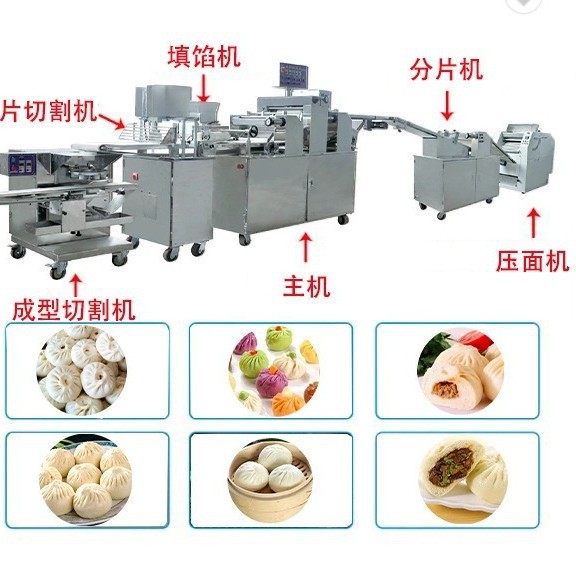 全自动包子包馅成型机