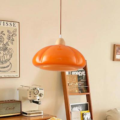 桌中古室餐19028厅瓜吊灯新款原木玻璃卧室日式复古卧岛台餐吧台