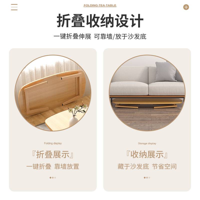 折叠桌客厅家用卧室飘窗桌炕桌实木榻榻米茶几学习小桌子书桌新品