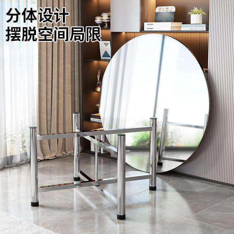 厚满焊不锈钢圆桌FLU可折叠分体圆桌家用加户酒店档外流水席大排