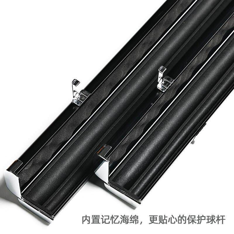 奥野秘豹台球杆盒铝合斯双槽铝合诺克通杆金杆箱杆双槽三槽收纳盒