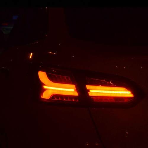 Ford1E5-18款福克刹斯尾LLF灯总成光转导行车灯LD车灯流光向灯倒