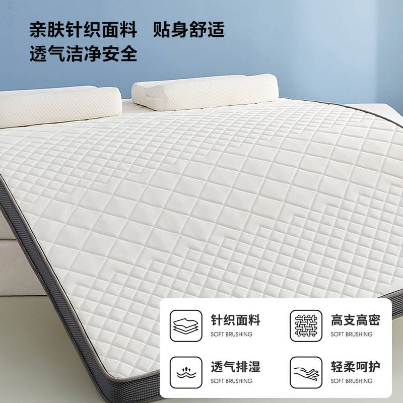 抗压不易塌陷学生宿舍便携床垫出租屋可折叠高密度高硬度海绵床垫