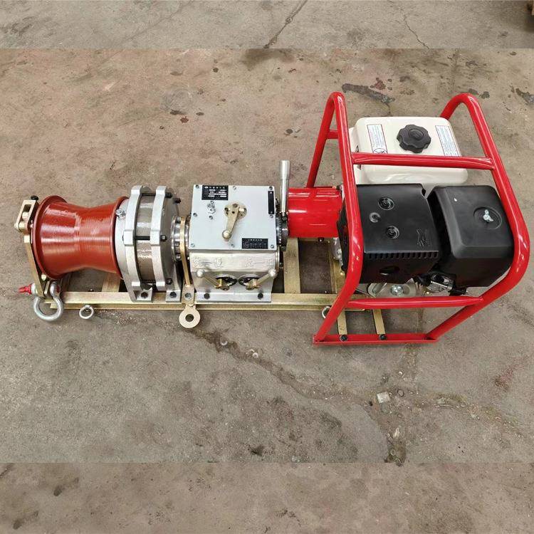 山西3吨柴油厂汽油机绞5T36521机动绞磨通利达式手提绞磨机磨家