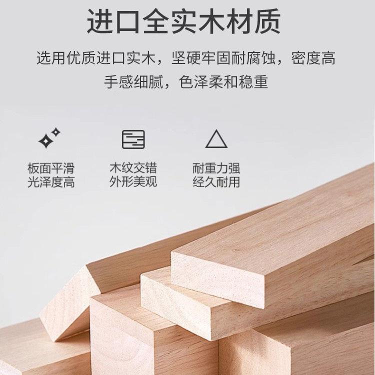 全实木双电脑桌架写一体桌无品牌/长桌学习桌带架子字桌长人条桌