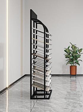 高端瓷砖样品展示架门立式橱LXR柜板展柜示色卡架板子铝扣板架300