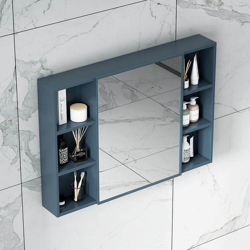 物太物空铝挂墙防水浴室储镜柜洗手卫生间镜间子带PZU置架毛巾架