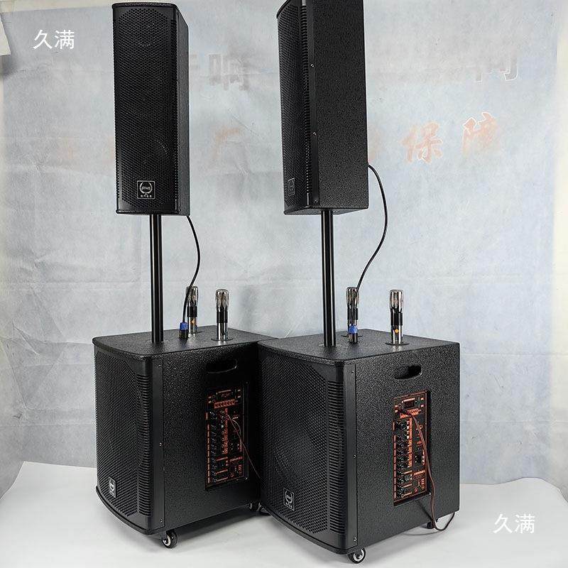 源线阵有柱音箱功放低音炮会无品牌/议外1音5寸户演出大功率音响