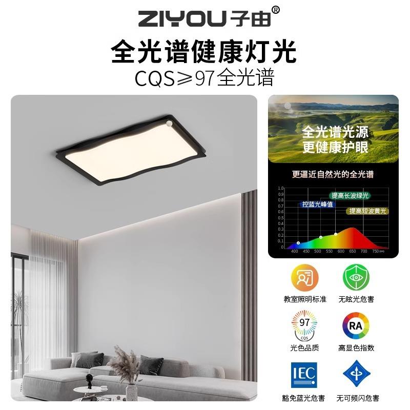 意式极简客厅吸顶灯现代简约2025新款创意卧室灯全屋套餐组合灯具