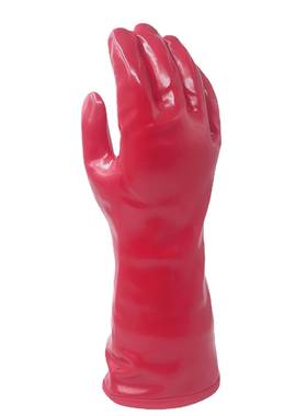 全浸红色VC防水防防手水蒸P气bJTI烫bq烧烤工业防化耐高温防护套