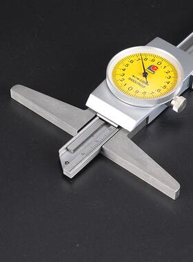 广陆带表深度尺0-150-20-300精0度.02181-1无品牌/32A0深度尺现货