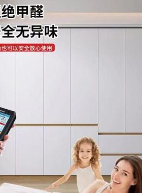 木衣柜家用卧室奶油风分LCG段衣式现代简约子网红柜小户型收实纳