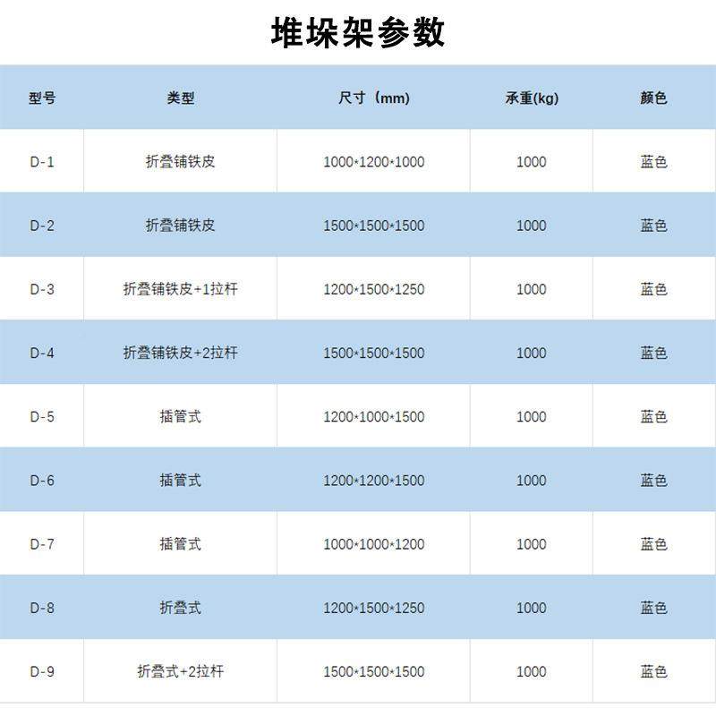 多功能插管堆架折叠可拆重货架库架房整理仓179储垛巧固架布料型