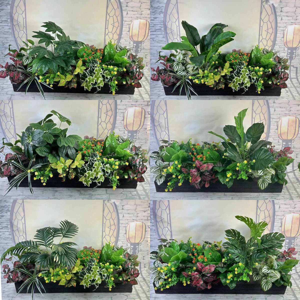 仿真摆设植物隔断绿植摆件仿真绿植办公室客厅造景装饰四季常青树