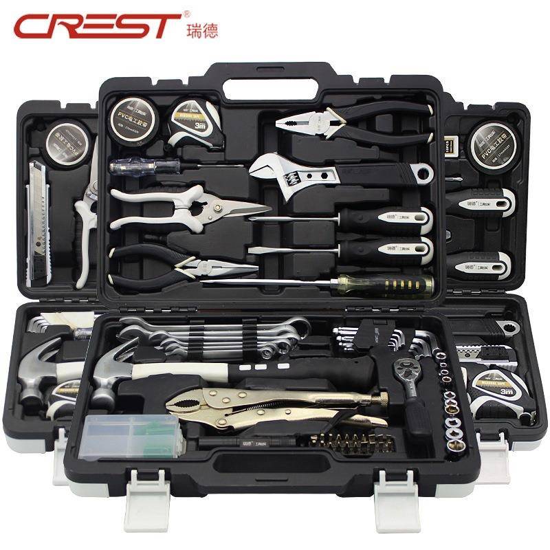 工瑞德工具套装家能用五金电QWM专用维修理车载组套家庭多功献箱