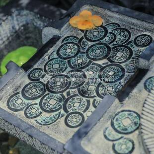 VMH客厅装饰流水摆件室内地庭户院造景中式落鱼树池喷泉水景大型