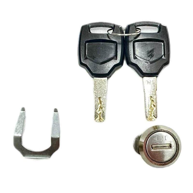 摩托车尾箱不锈钢防盗锁芯替换件通用型