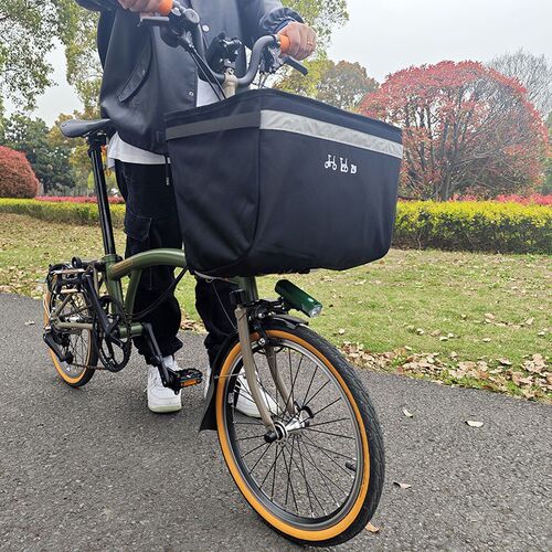 适用于RUHM小布菜篮 车前包basket bagM车头包货架birdy置物篮