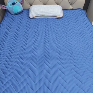 150/180*20o0 日系提花条纹冰丝冷感床垫夹棉凉感垫凉席