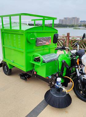 鼎东新能源树洁叶ZVP收集车车多功能扫吸清两刷吸树叶机