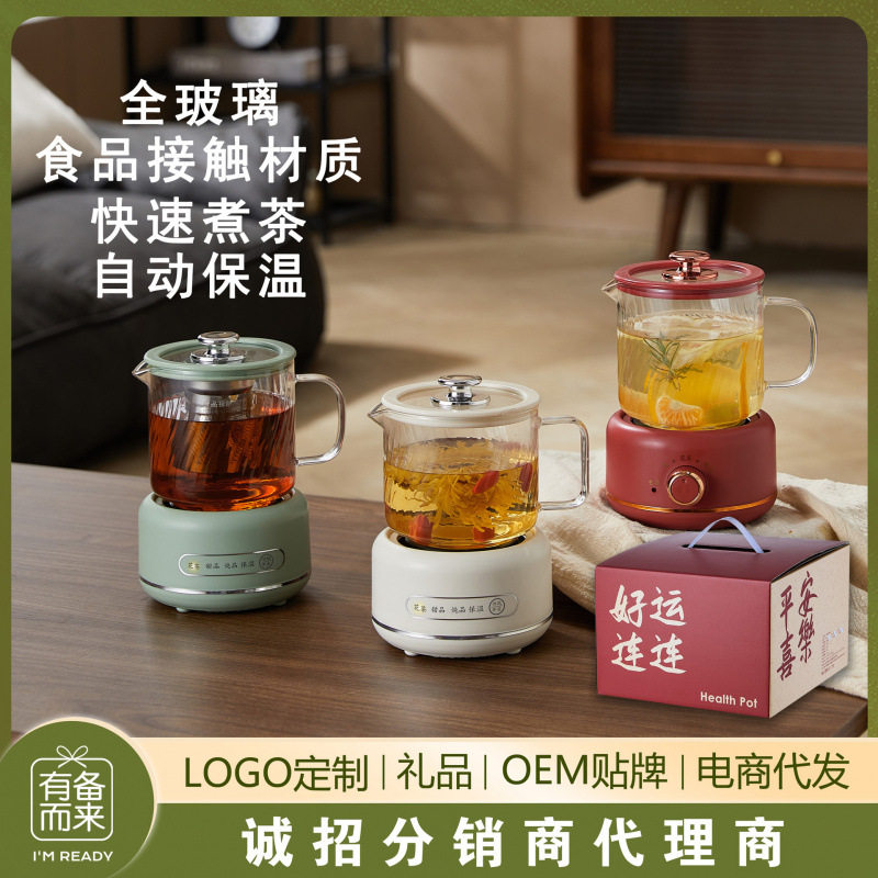 德国养生壶炖煮一体恒温壶小型玻璃办公室烧水多功能全自动煮茶壶