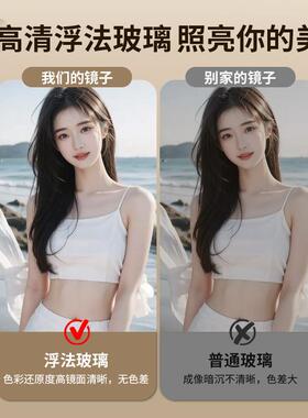 中古风穿衣镜家用卧全身镜子服装墙店挂墙壁挂式试衣贴室大镜MEO