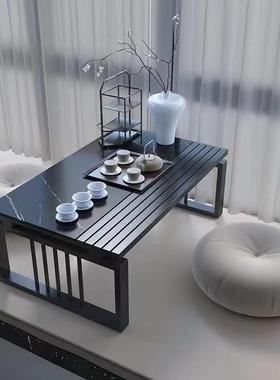 窗桌炕桌飘榻榻米字窗台小茶YG506406桌几简约轻奢阳台坐地小茶桌