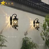 室外壁防水ULI欧式 古露台复外墙别墅大门口围柱墙灯子阳台户外庭