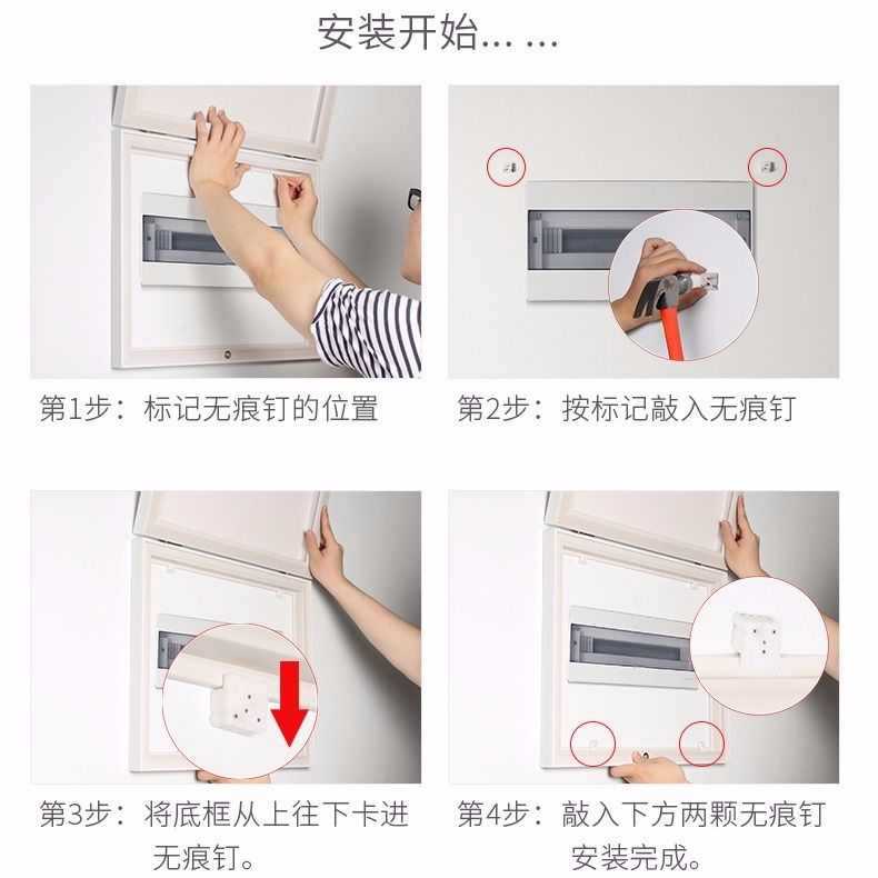 盒客厅简约现代挂画箱电闸总开关遮挡配电免装饰画欧式电表箱打孔图片