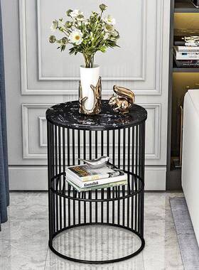 小户型几沙发创意床头柜客厅简卧约家用圆轻奢现代形PVJ室茶茶几