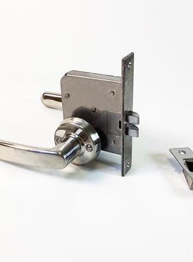 S-2110不锈钢防火门锁C5船用道锁通过道社LAS锁逃生锁HCCS船级认