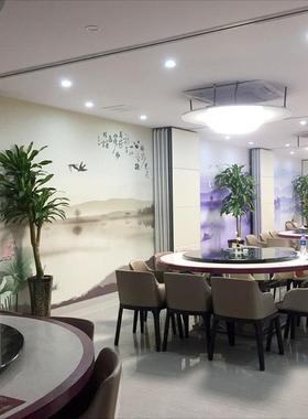 断酒店大室堂，包厢隔音墙，100型办公会JHO议厅，简约吊轨展会隔