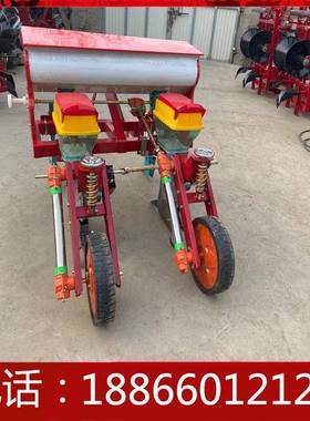 轮式拉机悬挂式手推式2行3行悬浮免耕花生IMV大豆玉米播种四点播