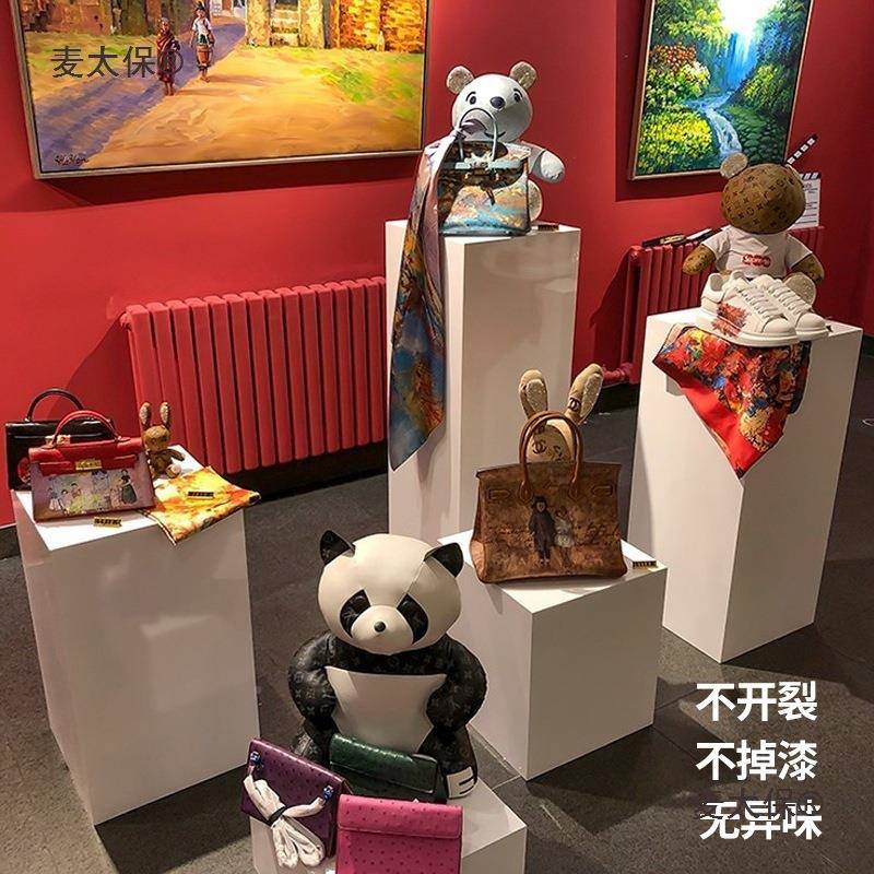 商用形立柱烤漆展示地台橱窗台展厅产品工艺品陈列麦太保会柜模麦