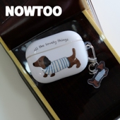 NOWTOO原创韩系ins风腊肠狗挂件airpods4耳机壳