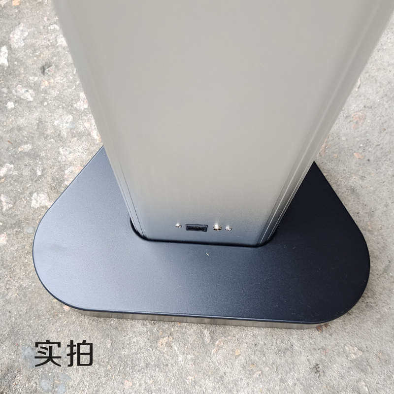 人脸识别立柱测温三角带灯平板人脸识别室内外支架立柱门禁机带线