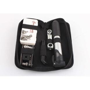 自行车维修工具包公路山地车组合工具漏气补胎打气筒修理扳手套装