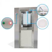 风淋室单人双吹风淋房通道自动感应风淋门双人双吹全不锈钢风淋室