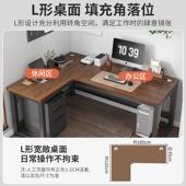 转角书桌电脑台式 家用办公桌简易桌子卧室拐角墙角学生写字书桌台