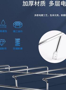 衣橱柜门样板架色板钩展板钩色板展示架钩子连体式层板托亮光黑色