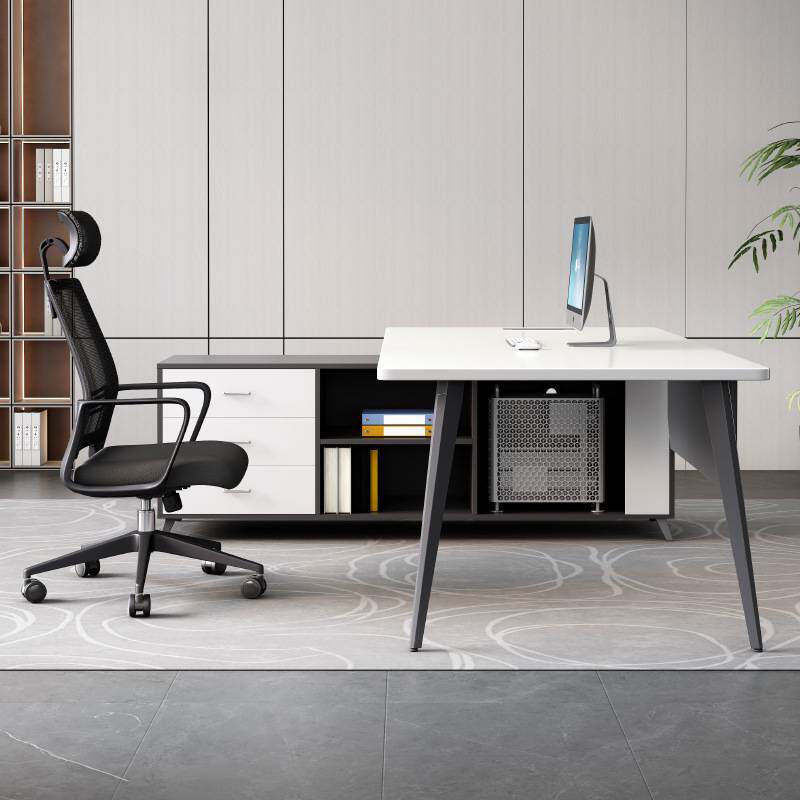 老板办公桌总经理桌简约现代办公室家具1米8商用办公室老总办公台