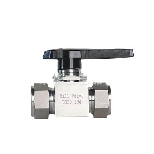 不锈钢卡套直通球阀访美公制管2 3 4分卡6 8 10 12mmQ91SA球阀