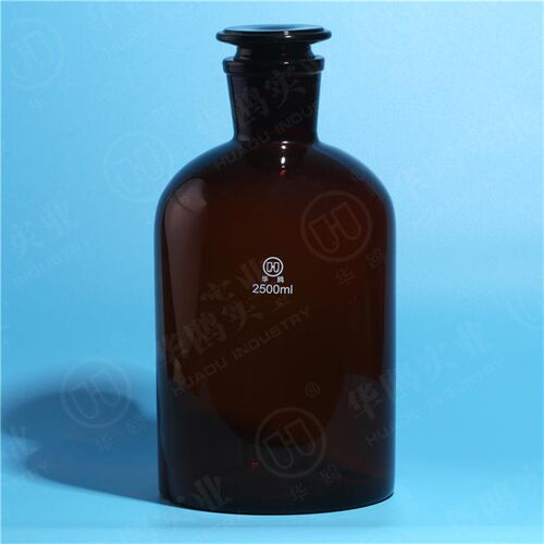 棕色小口瓶 玻璃磨口瓶2500 5000 10000ML 1 2.5 5 10L细口试剂瓶