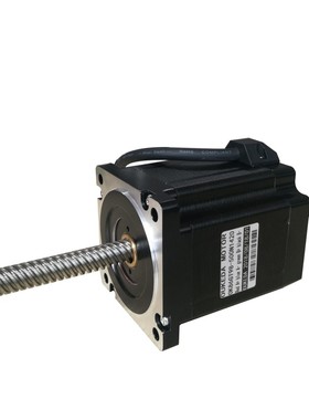 86贯通丝杆电机 大导程20 丝杆长500mm 86贯通电机 Tr14*20