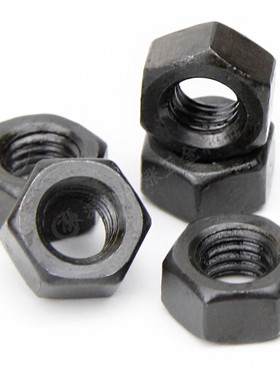 GB6170高强度六角螺母 黑色8级六角螺母螺帽螺栓帽 螺丝帽 M3-M64